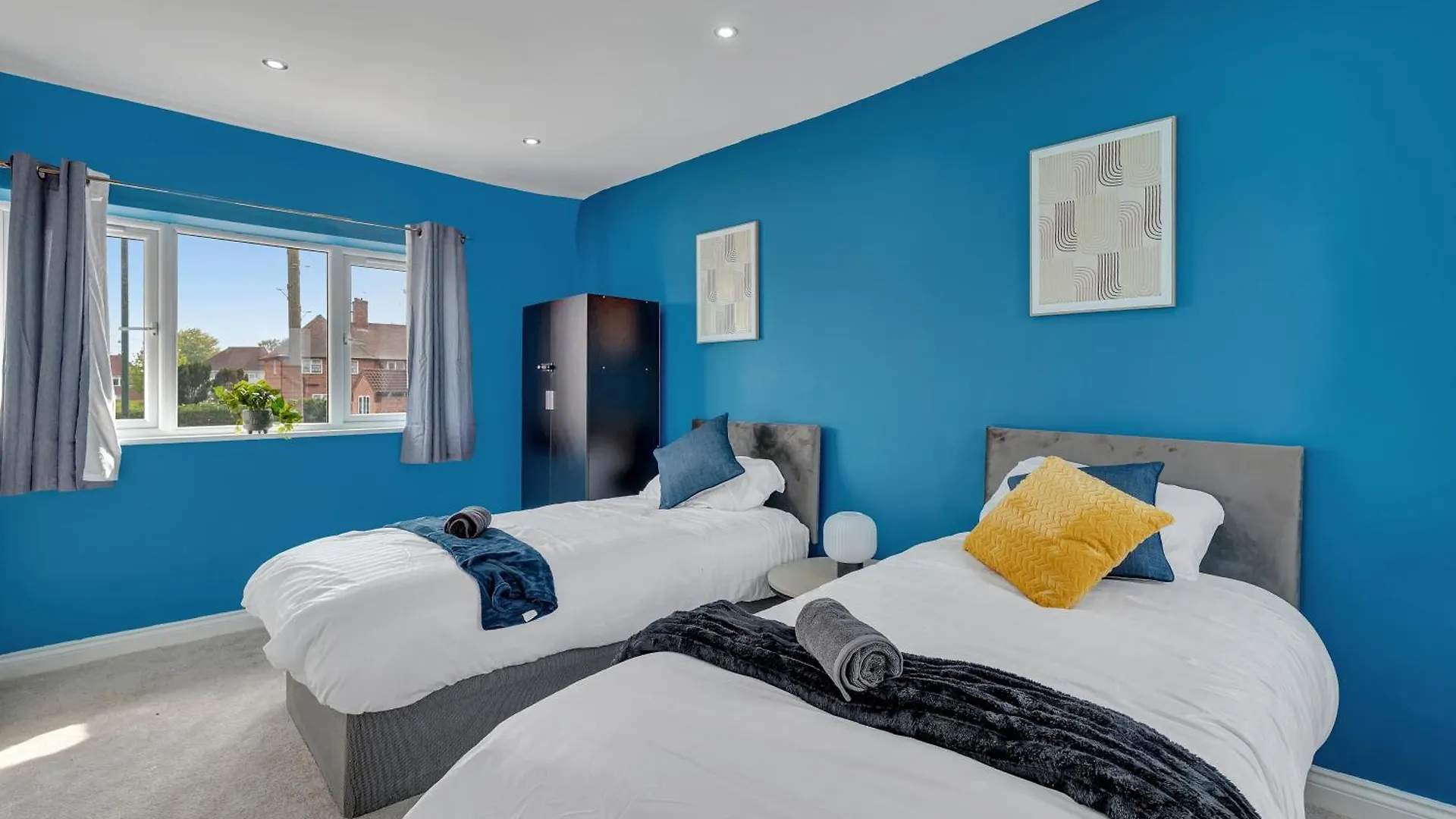 Сasa de vacaciones Modern Comfy 3Br 5Guest-Foosball-Central-Parking Nottingham